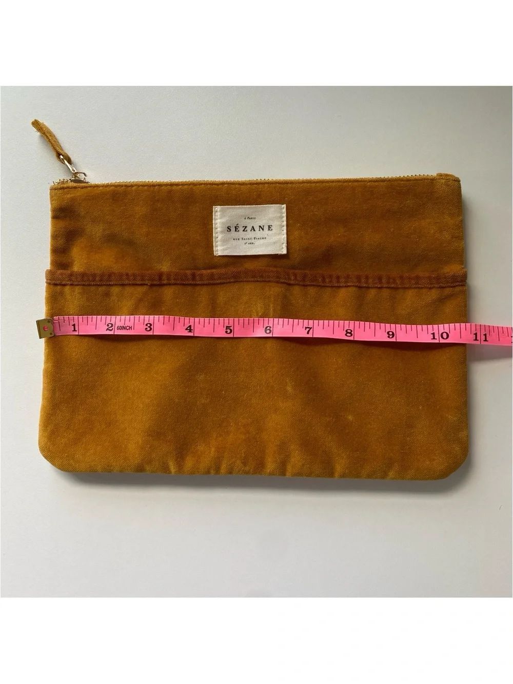 Sezane saffron velvet